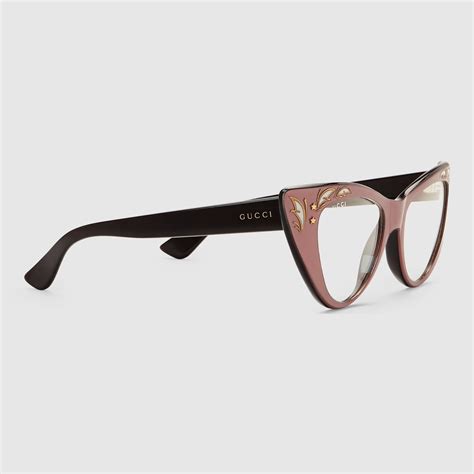 gucci glasses cat eye|Gucci cat eye prescription glasses.